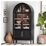 (MSRP: $399) Enzo Storage Cabinet With Rattan