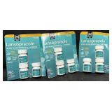 9- 14ct. Bottles of Lansoprazole Acid Reducer