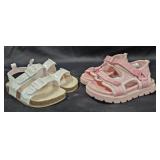 Girl's size 7 sandals and size sandals