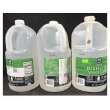3- 1 Gallon Jugs of White Distilled Vinegar
