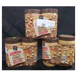 6- Creamy peanut butter 40oz each