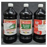 3- Molina Vanilla blend 33.3oz each