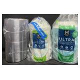 180-6.25 clear plastic plates, 200 snack & dip