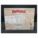 168 Huggies size 2 diapers
