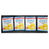 4- Jiffy cornbread mix 40oz each
