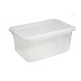 60 Quart Clear Storage Tote, 17.2' D ï¿½ 25.7' W ï¿½