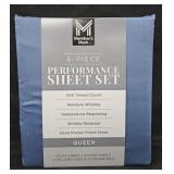 Queen size 6 piece sheet set