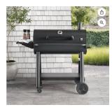35' Barrel Charcoal Grill w/ Cover