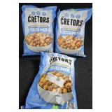 3- Cretors cheese and Carmel popcorn 23.5oz each