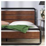 Zinus Night Therapy Therese Metal Platform Bed,