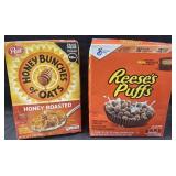 Honey Bunches of Oats 48oz. 2- Reeseï¿½s Puffs