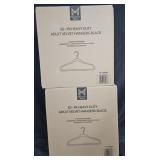 Heavy duty velvet clothes hangers 100 count