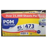 POM Toilet paper 45 rolls
