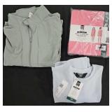 Women's size 3XL jacket, dress and pajama set.