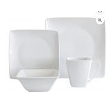 Over&back 32-Piece Squared Dinnerware Set