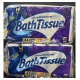 2- 45ct. Bags of Ultra Premium Bath Tissue Rolls