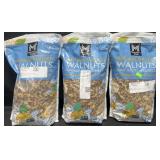 3-48 oz natural shelled walnuts
