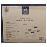 Bakers Food Storage set. 9 piece