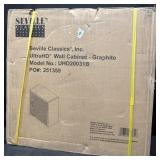 Seville Classics UltraHD Wall Cabinet, Graphite