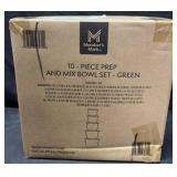 10-Piece Prep & Mix Bowl Set, Green