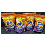 4- 39ct. Bags of Tide Spring Meadow Laundry