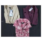 Women's size Large blazers and shacket. Some New