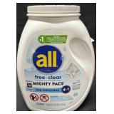120ct. Tub of All Free&Clear Mighty Pacs