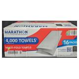 Marathon multi fold towels 4000 count