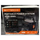 WattBricks Portable Power Station H100 99Wh