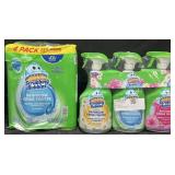 4-25oz & 3-32oz Scrubbing Bubbles bathroom grime
