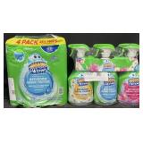 4-25oz & 3-32 fl oz Scrubbing Bubbles bathroom