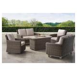 (MSRP: $3,499) Hampton Deep Seating Set with