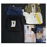 Women's size Medium shorts, skirt, underwear and