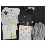 Women's size Medium shirts and pajama sets. Most