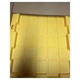 4pk. 27-Gallon Totes, Black+Yellow