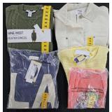 Women's size Medium dresses, jacket and shirts.