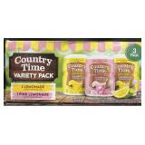 3-19 oz Country Time lemonade drink mix