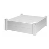 Garden Wizard Classic White Raised Garden Bed