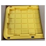 4pk. 27-Gal Black/Yellow Totes