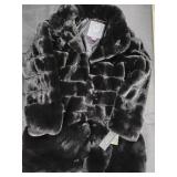 Women's size Small faux fur coat. New w/ tags