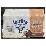 12-11.5oz Fairlife Chocolate protein shakes