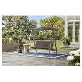 (MSRP: $499) Hampton Woven Canopy Swing, NOT