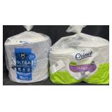 204 Ultra dinner paper plates & 300 Chinet