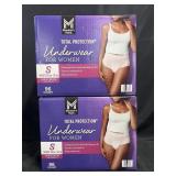 192 size small Total Protection underwear for