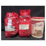 2-2 lb Tim Hortons whole bean original medium
