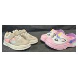 Girl's size 12 play shoes and size 11 unicorn
