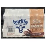 12-11.5oz Fairlife Chocolate protein shakes