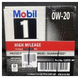 6-1qt Mobil 1 high mileage 0W-20 full synthetic