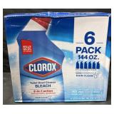 6- 24fl.oz. Bottles of Clorox Toiler Bowl Cleaner