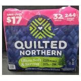 Quilted Northern bath tissue 32 rolls